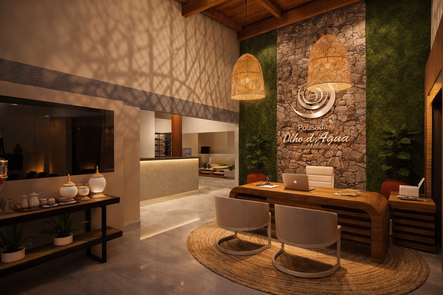 Pousada Olho D'Água — projeto de interiores